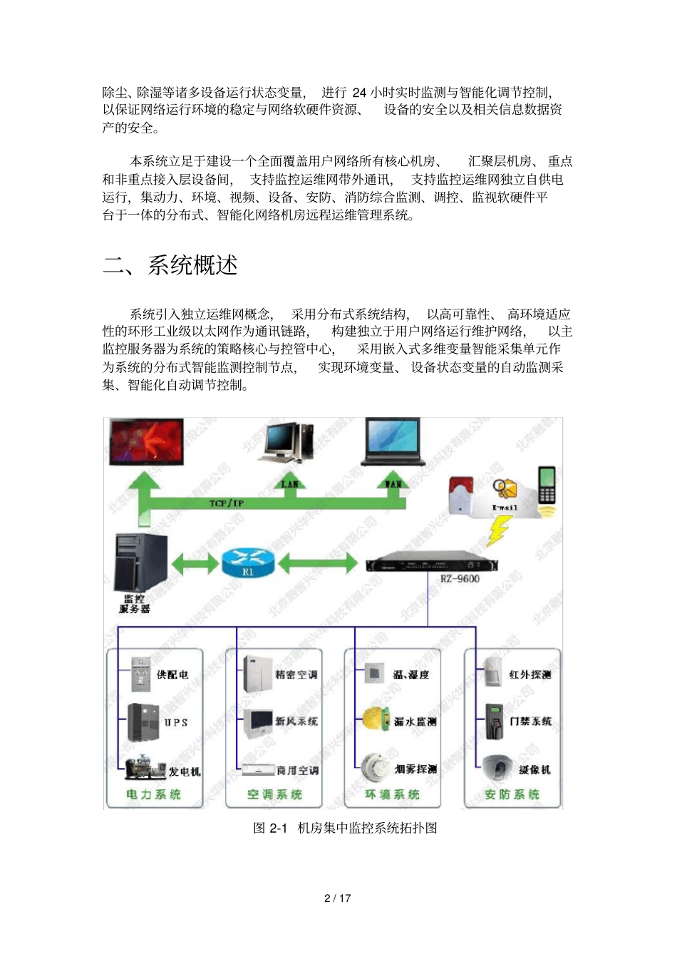 机房集中监控标准系统_第2页