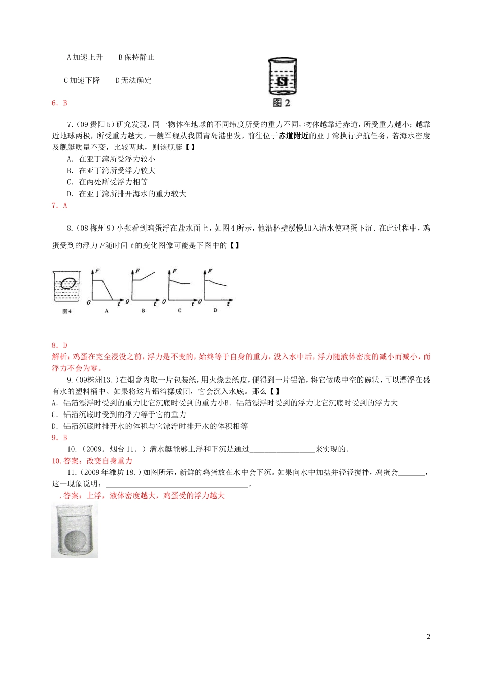 浮力及其应用_第2页