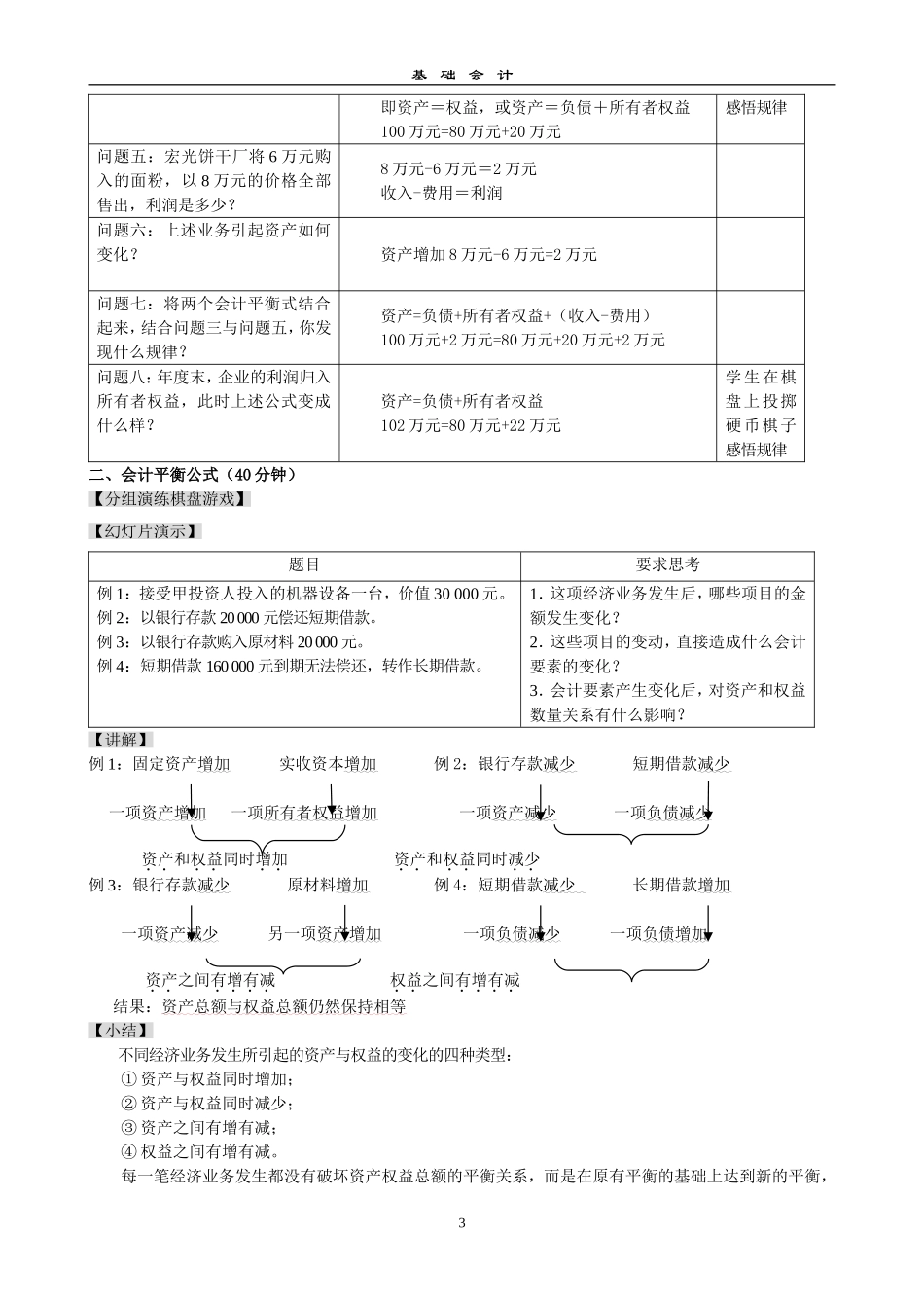 会计要素的相互关系与会计平衡公式_第3页