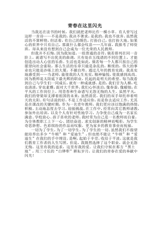 青春在这里闪光 (3)