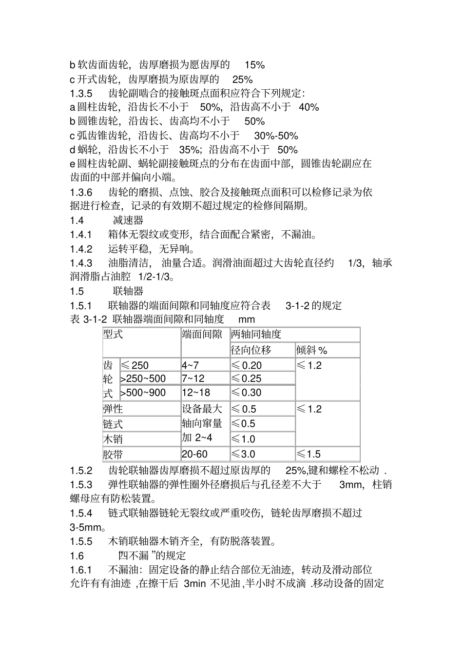 机电设备检修标准_第2页