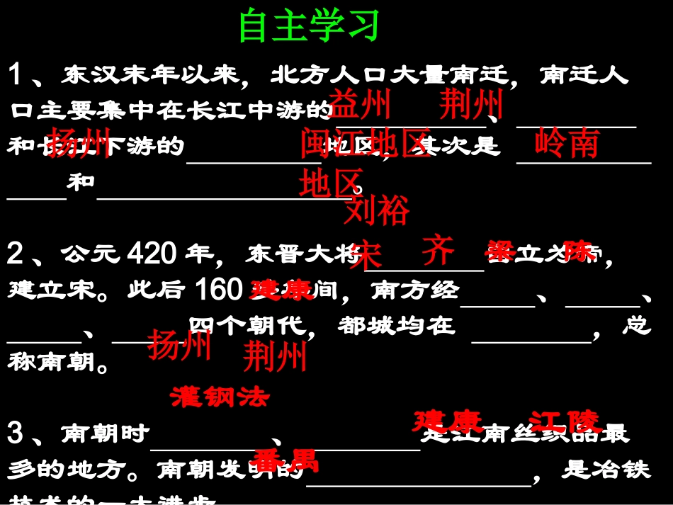 2012下期七年级第23课_江南地区的开发课件_第3页