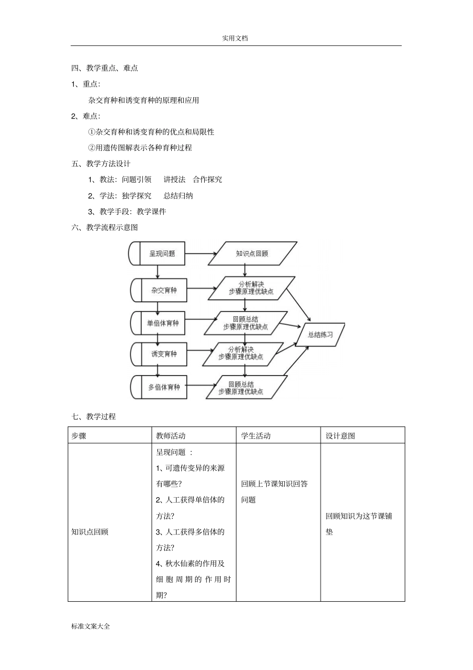 杂交育种教学设计课题_第2页