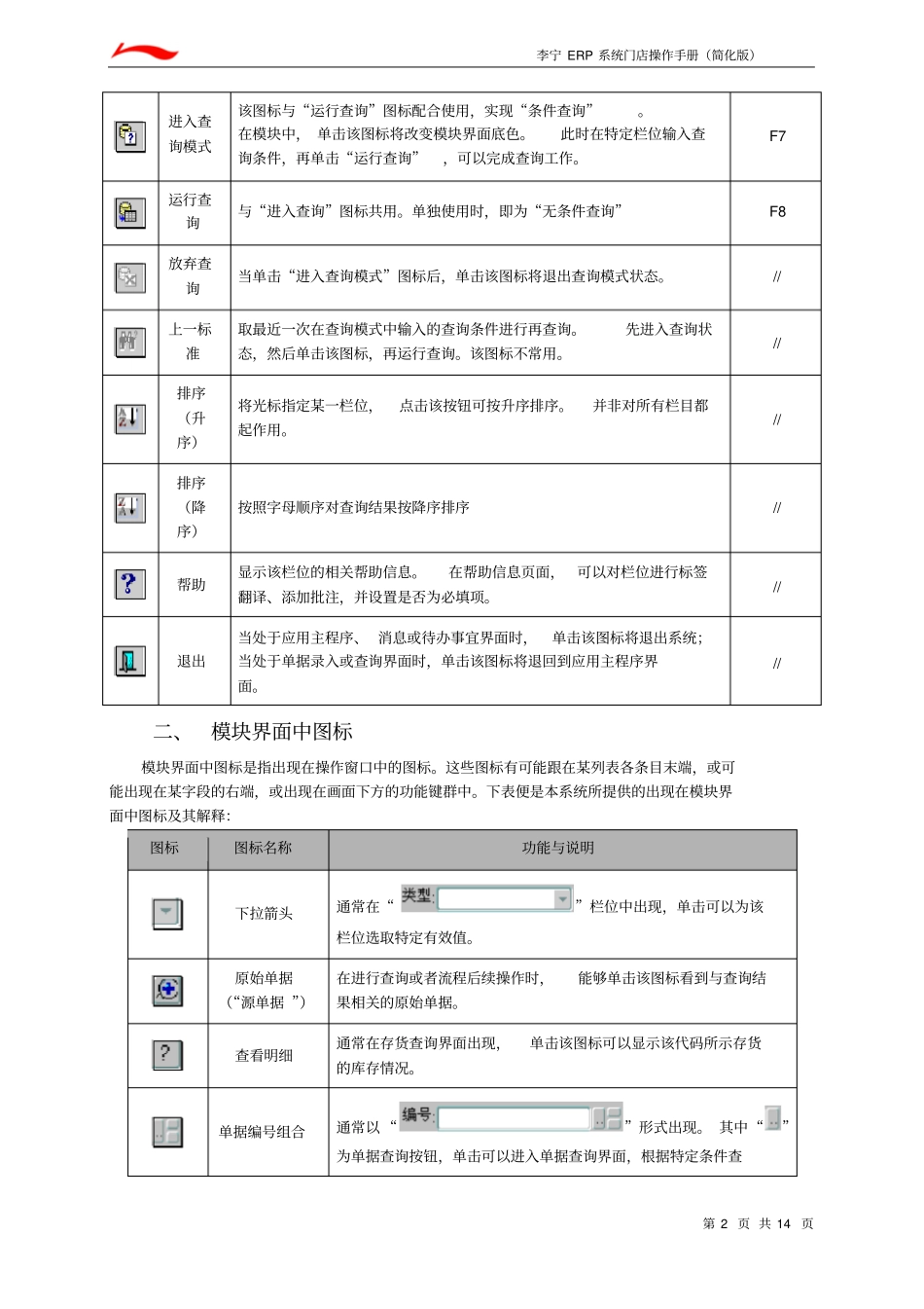 李宁EPOS2项目门店操作手册-内部培训资料_第2页