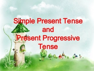 讲练一般现在时和现在进行时