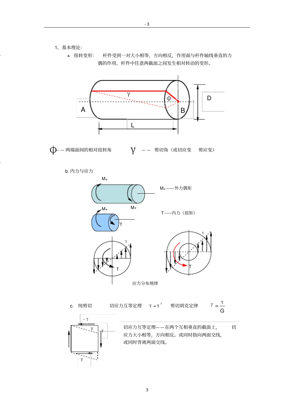 材力复习提纲一_第3页
