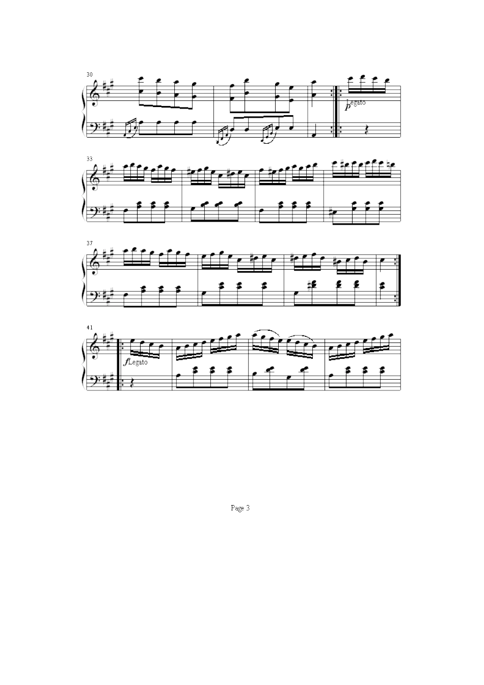 土耳其进行曲钢琴谱_第3页