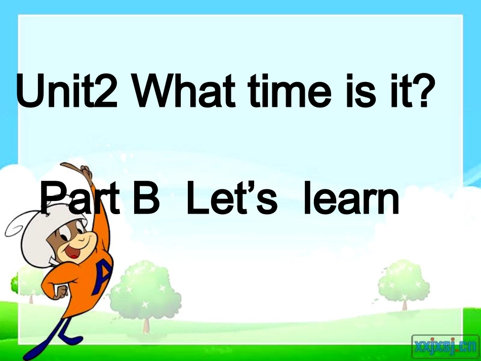 四年级英语下册_Unit_2_B_let's_learn_第1页