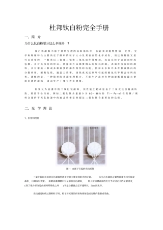 杜邦钛白粉完全手册