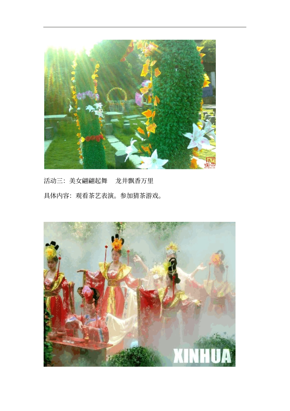 杭州龙井茶之旅活动策划方案概要_第3页