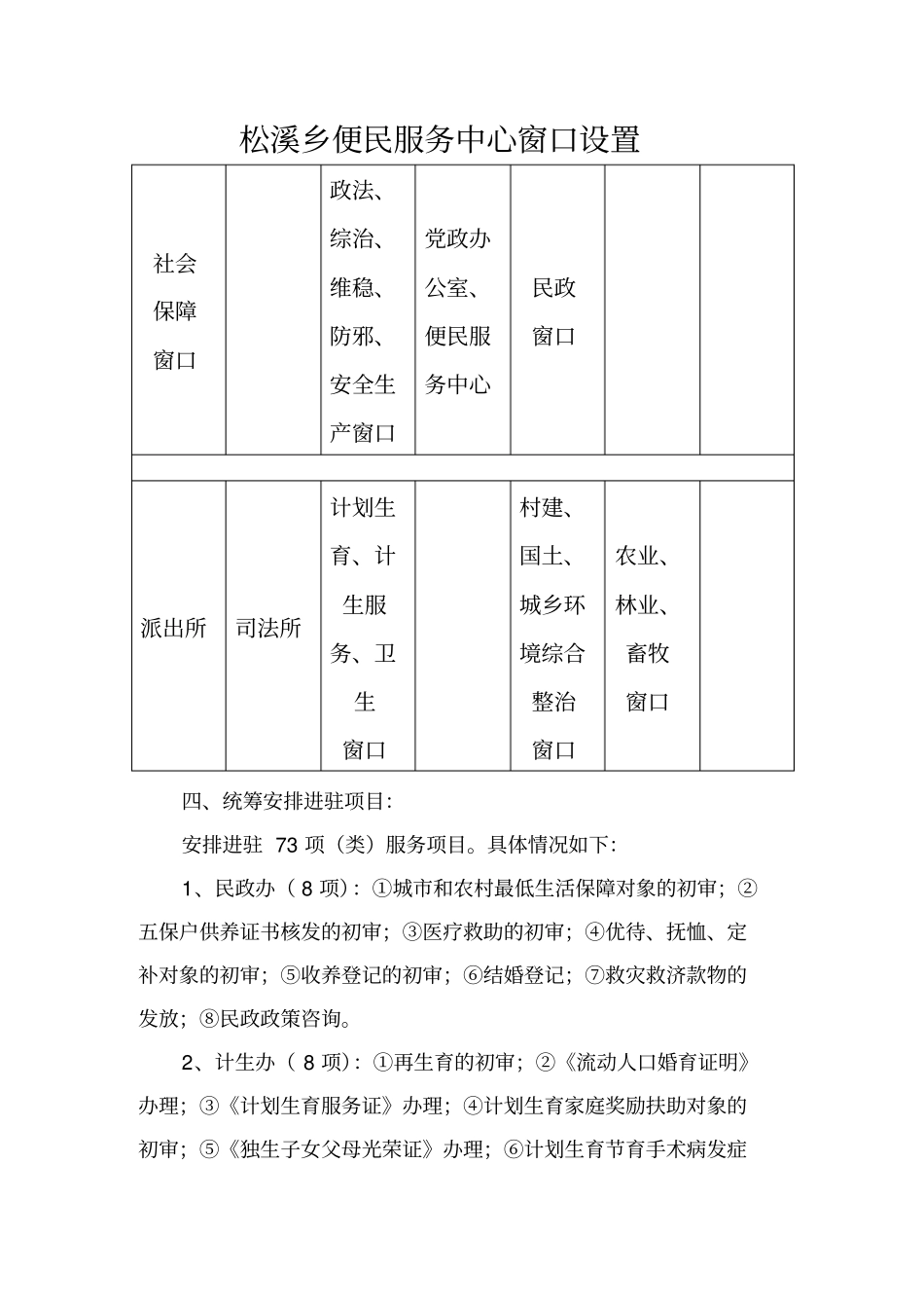 松溪乡便民服务中心运行管理方案_第3页
