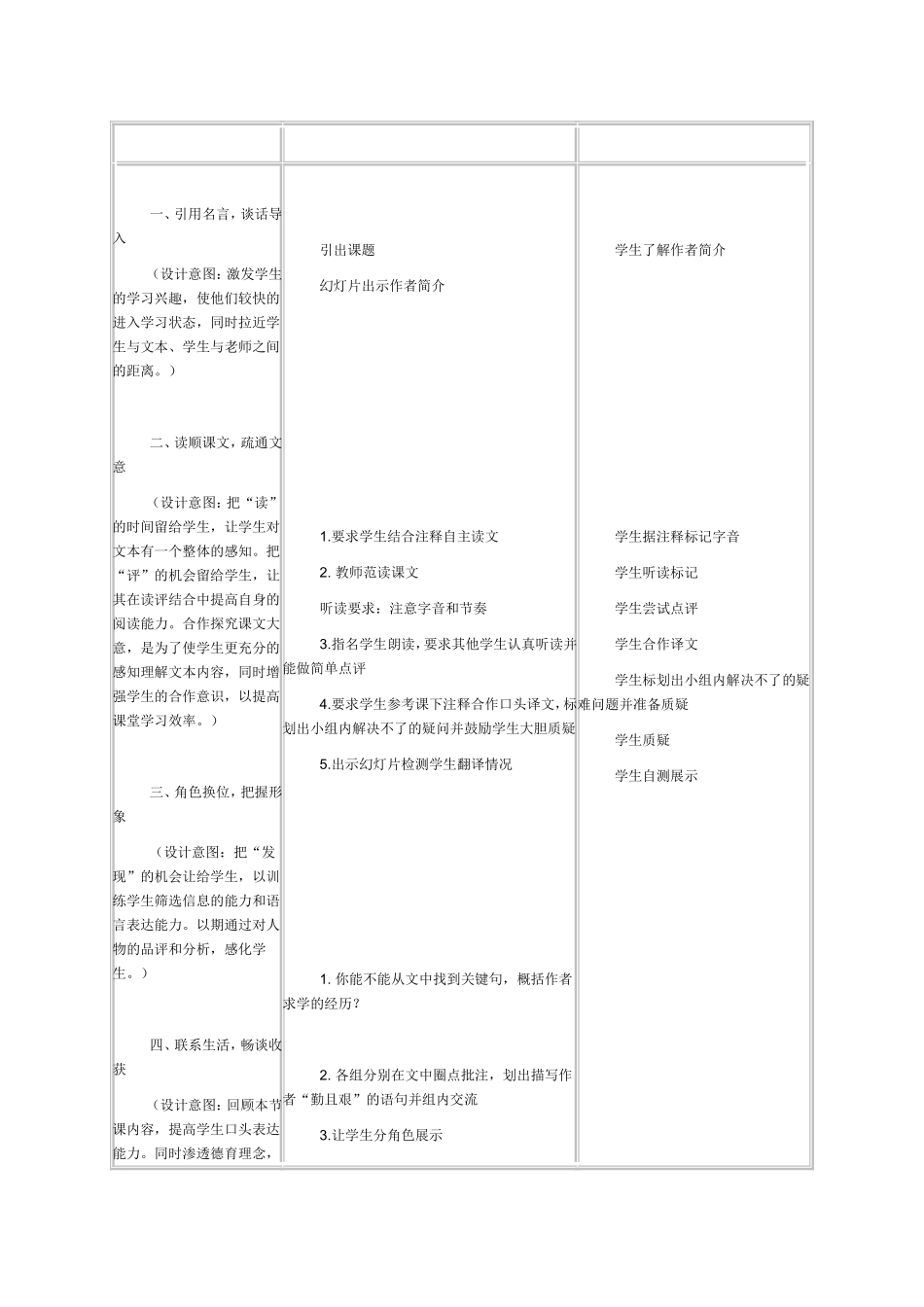 《送东阳马生序》教学设计_第2页