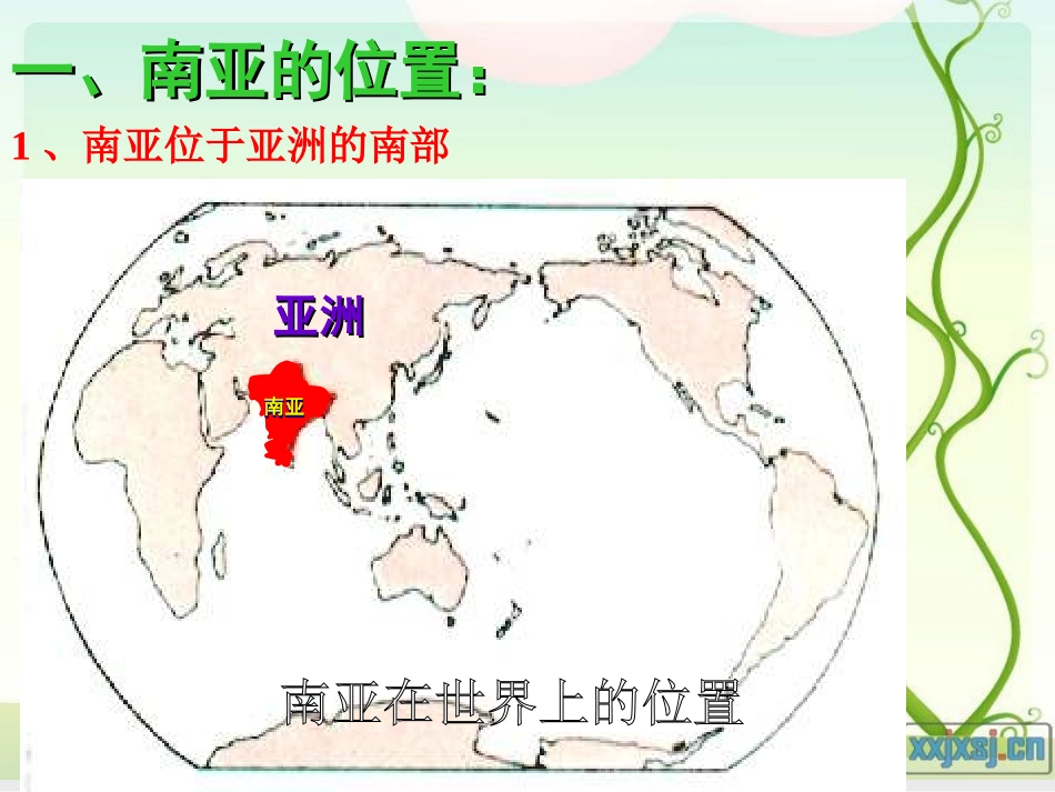 湘教版_七年级地理下《南亚》_第3页