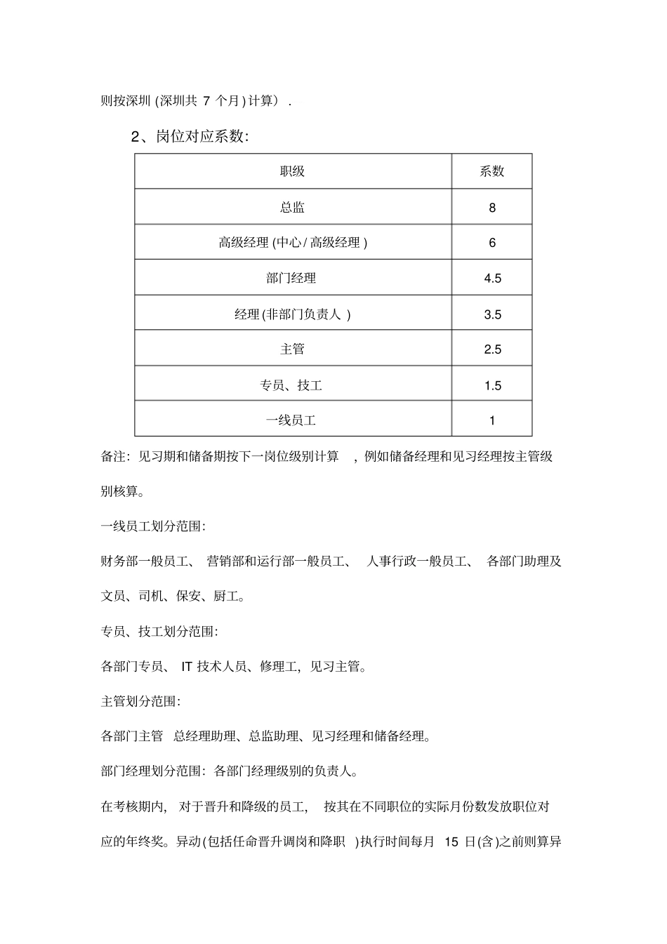 某公司年终奖分配方案_第3页
