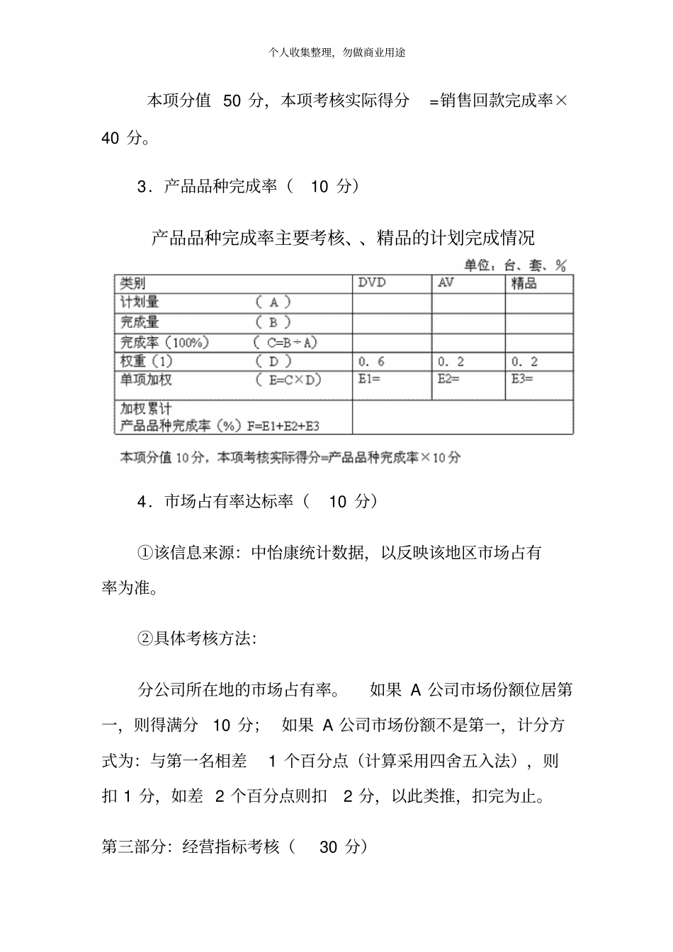 某公司总经理考核细则12_第3页