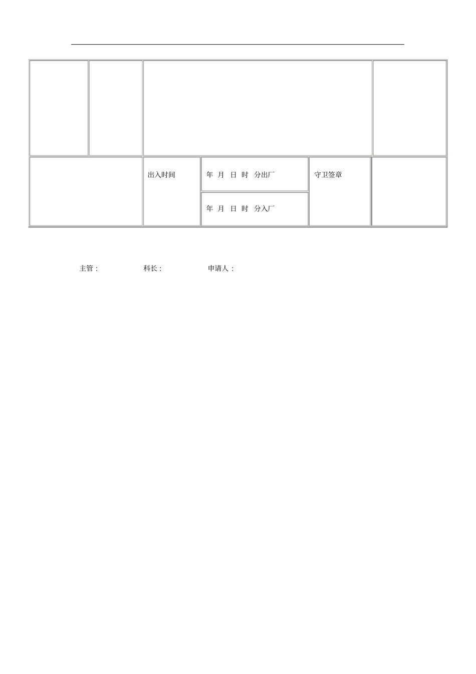 某公司派车申请审批单_第3页