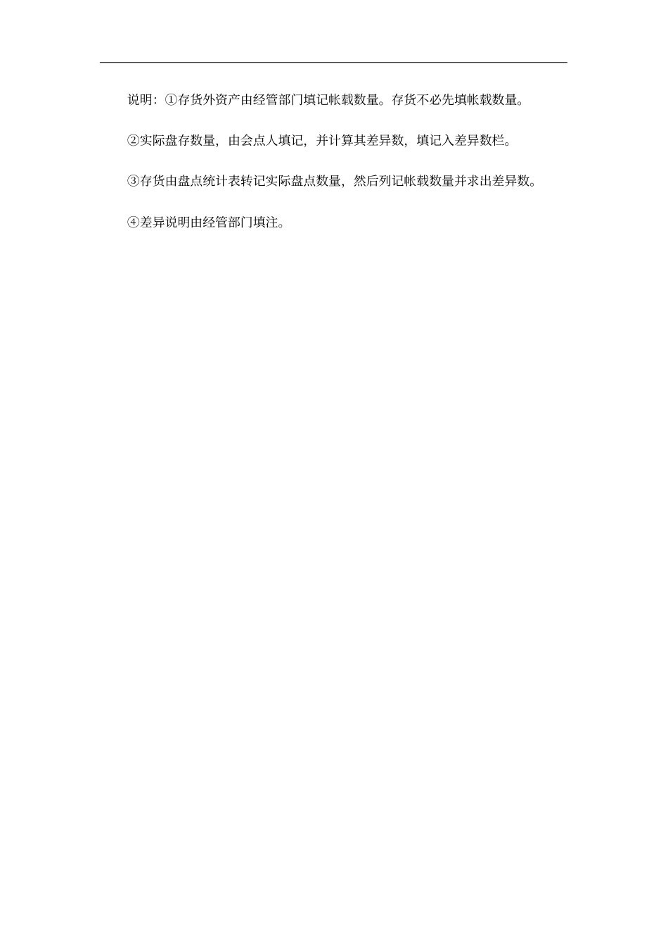 某公司盘存记录表_第2页