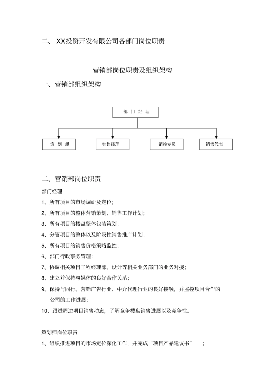 某公司组织架构及岗位职责_第2页