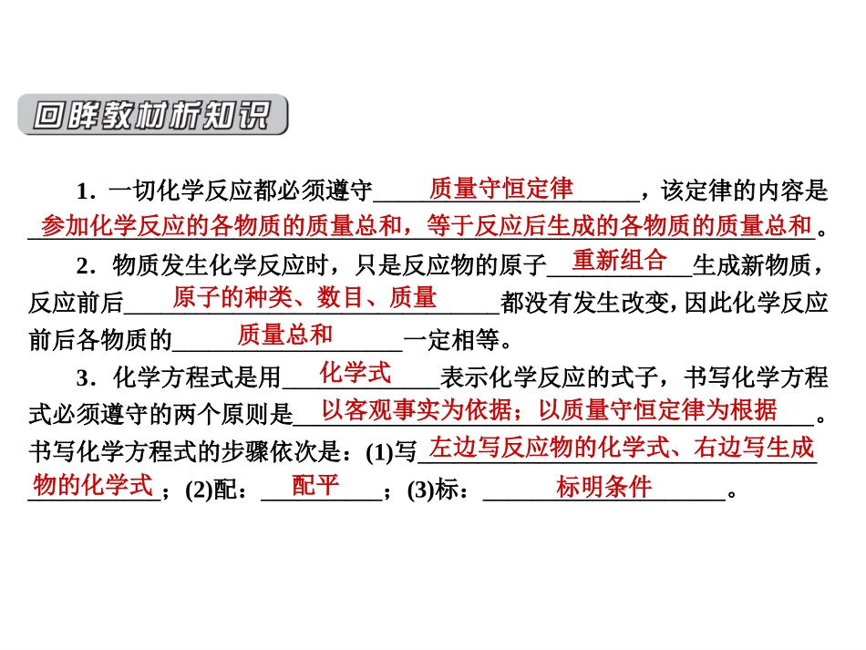 《化学方程式》复习课件_第3页