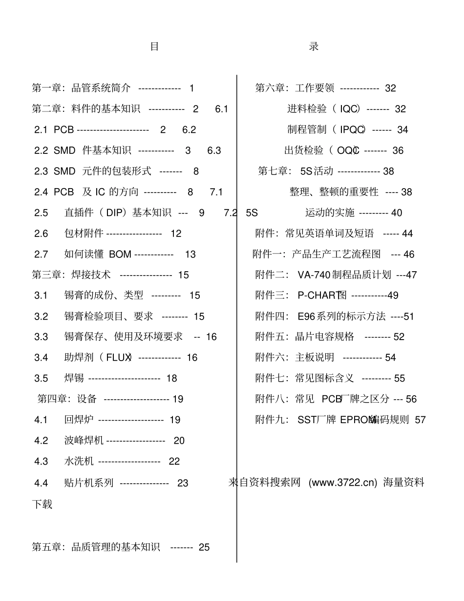 某印刷电路板及SMD制造公司新员工培训手册69_第1页