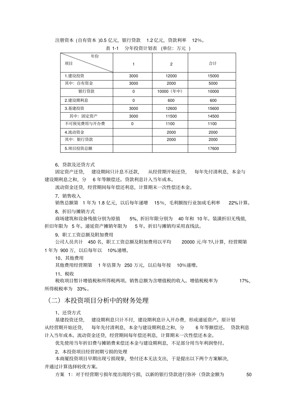 某商厦融资方案经济分析与评价_第3页