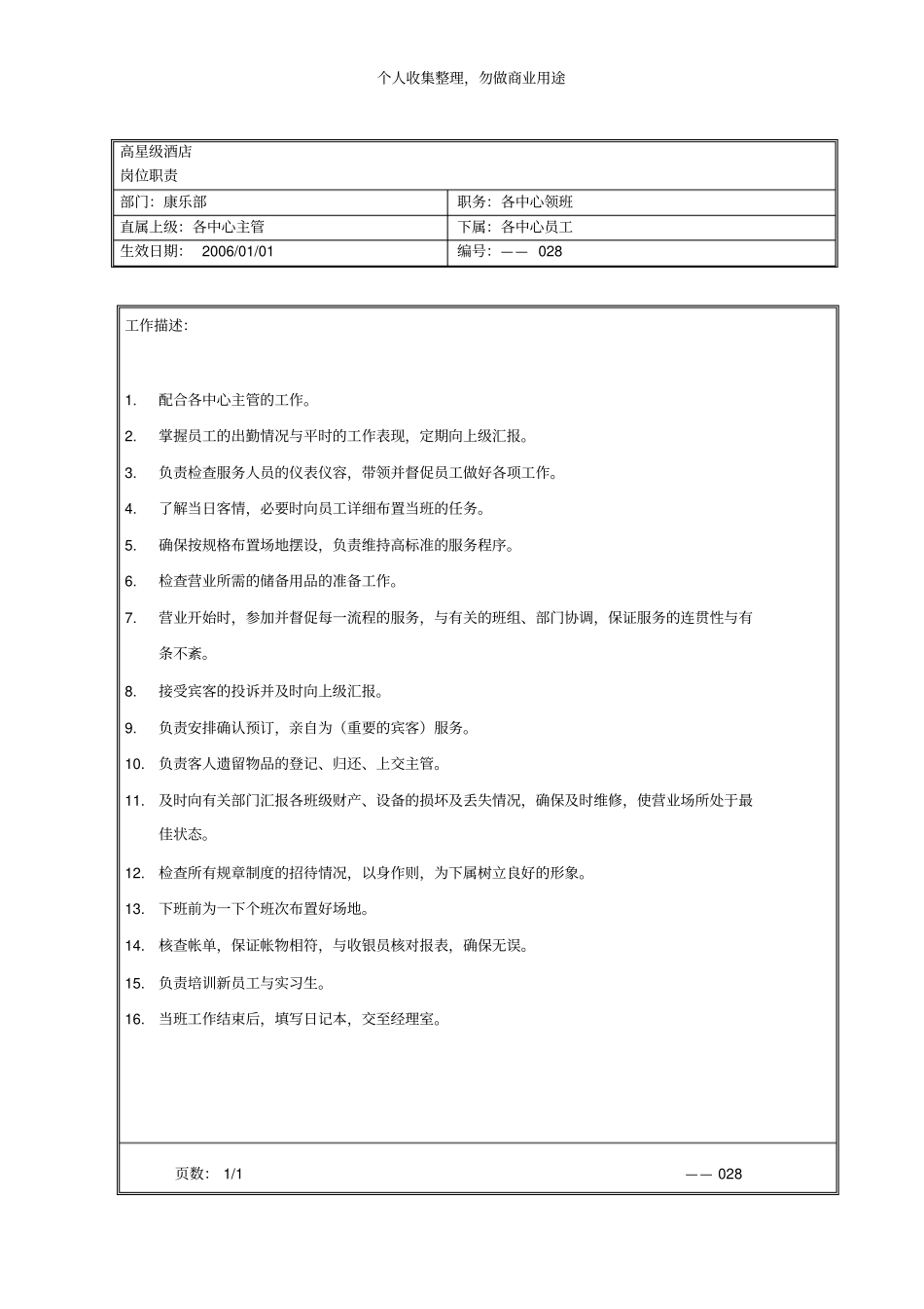 某娱乐部各个岗位职责11_第3页