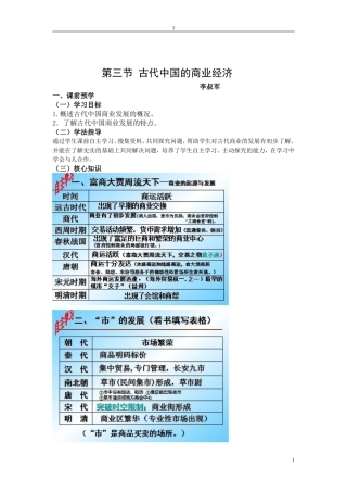 古代中国的商业经济