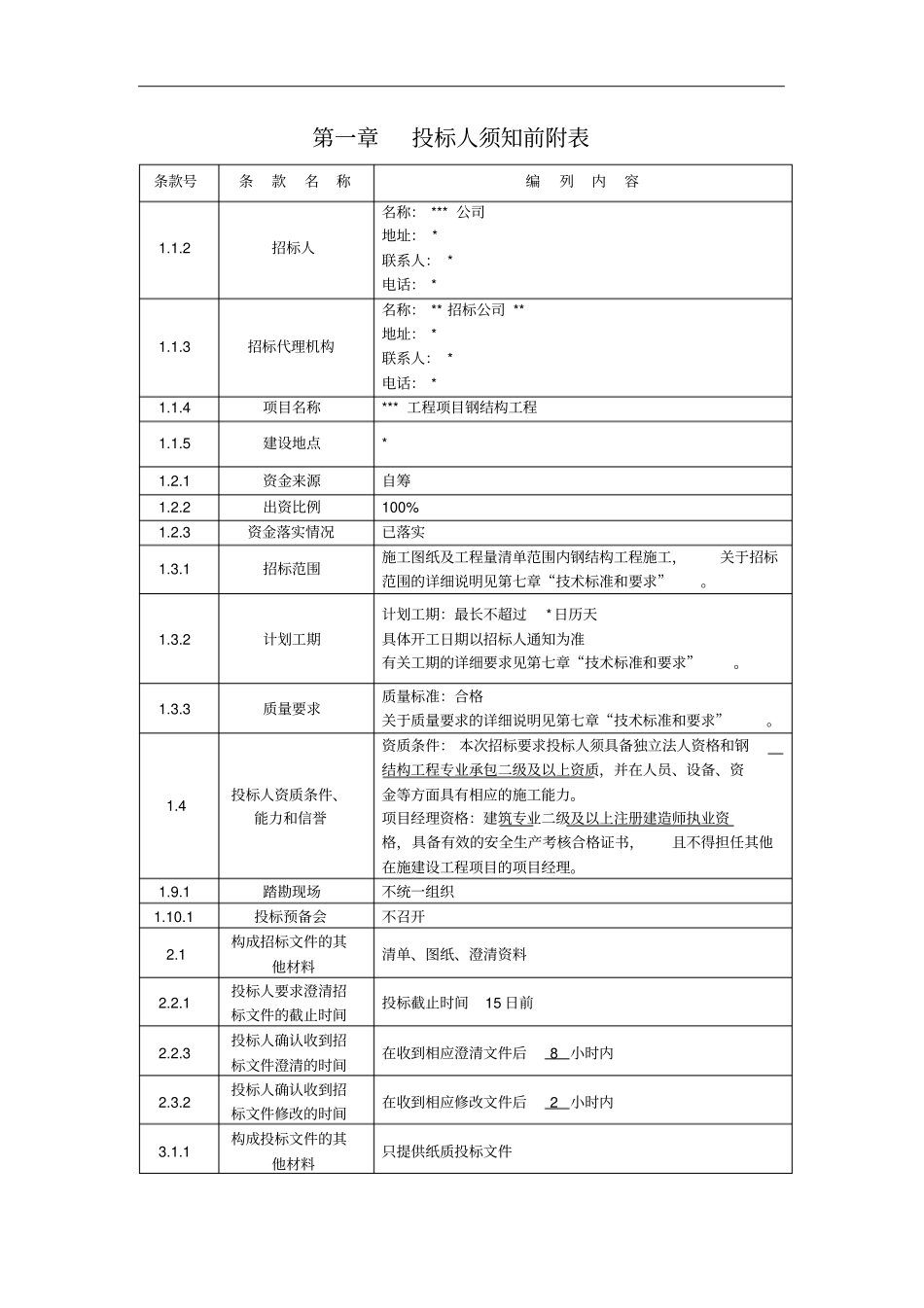 某工程项目钢结构工程施工招标文件44_第3页