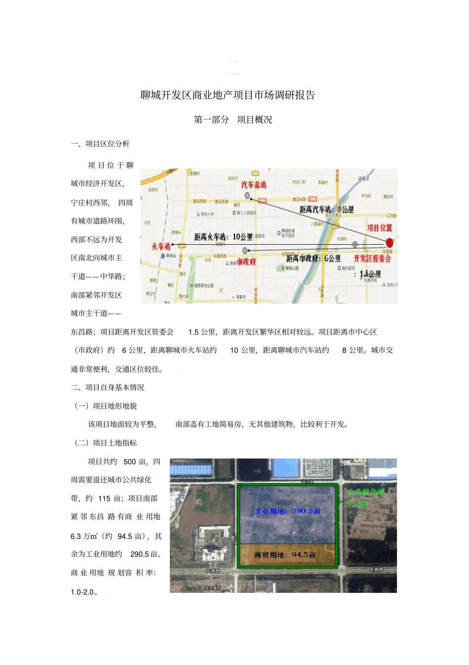 某开发区项目调研报告_第1页