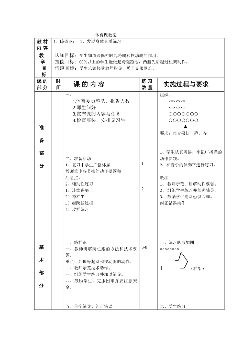 障碍跑素质练习_第1页