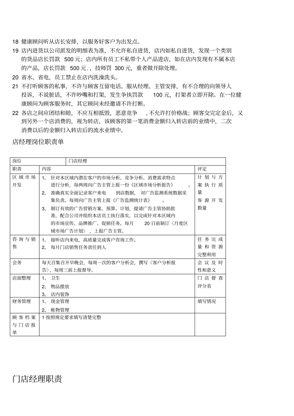 某门店管理制度模板_第2页