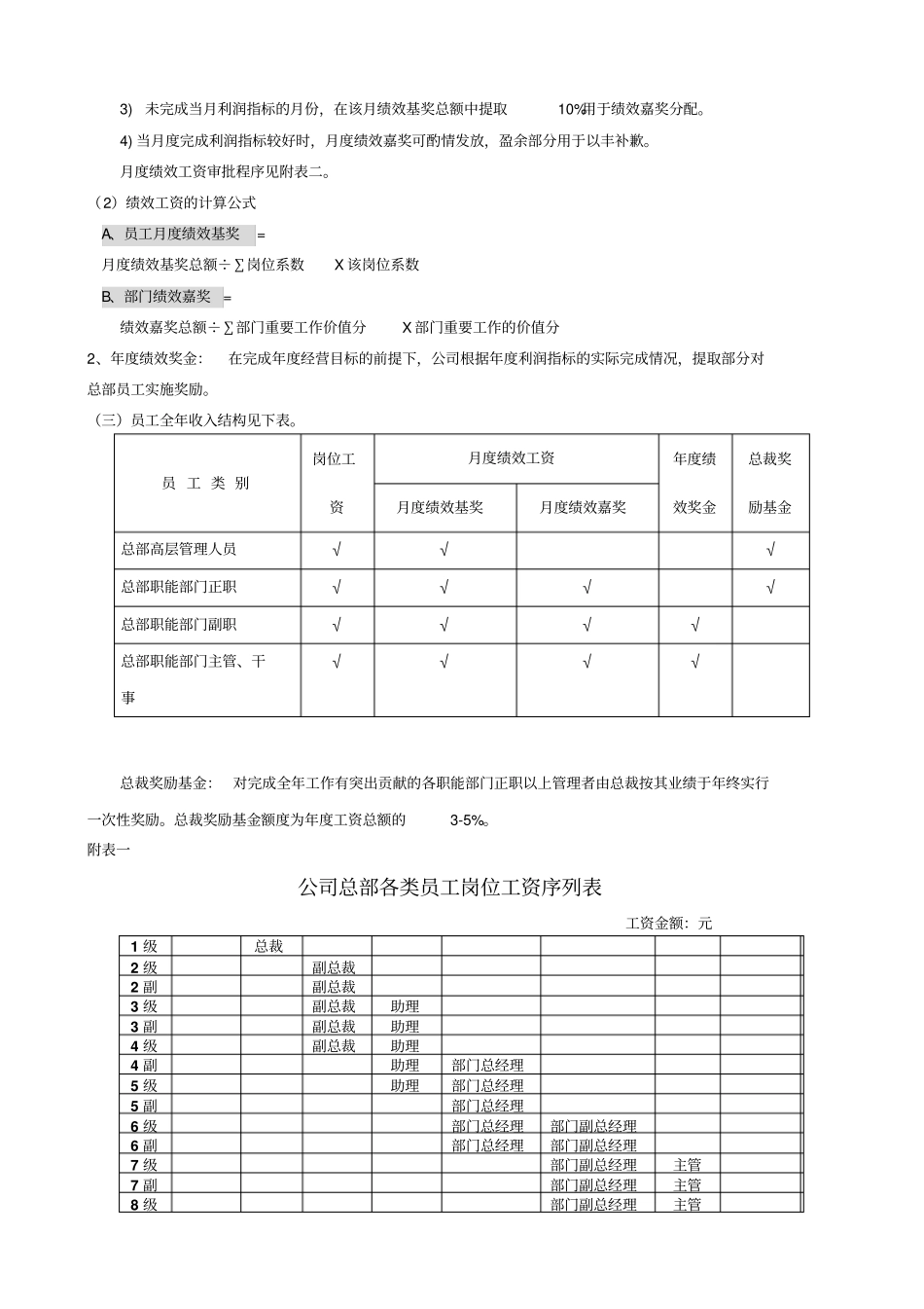 某集团公司岗位薪资设计方案_第3页