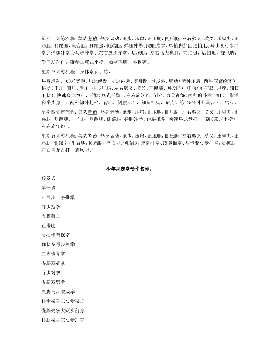 武术训练计划_第3页