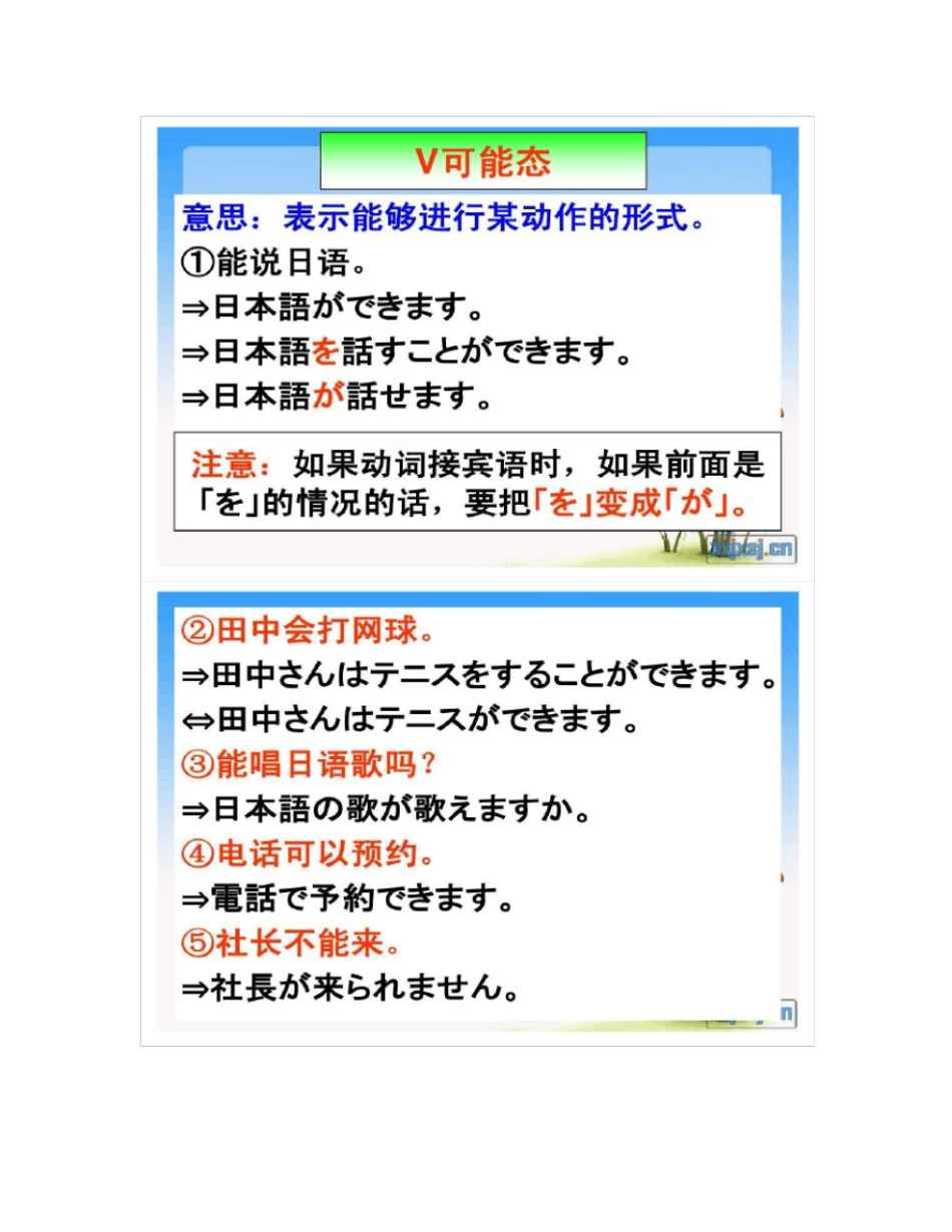 标准日本语第38课戴さんは英语が话せます_第3页