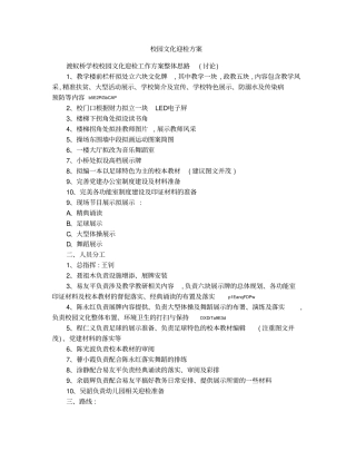 校园文化迎检方案