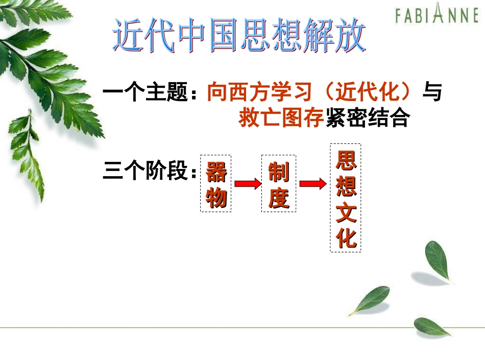专题十三近代中国的思想解放潮流_第3页