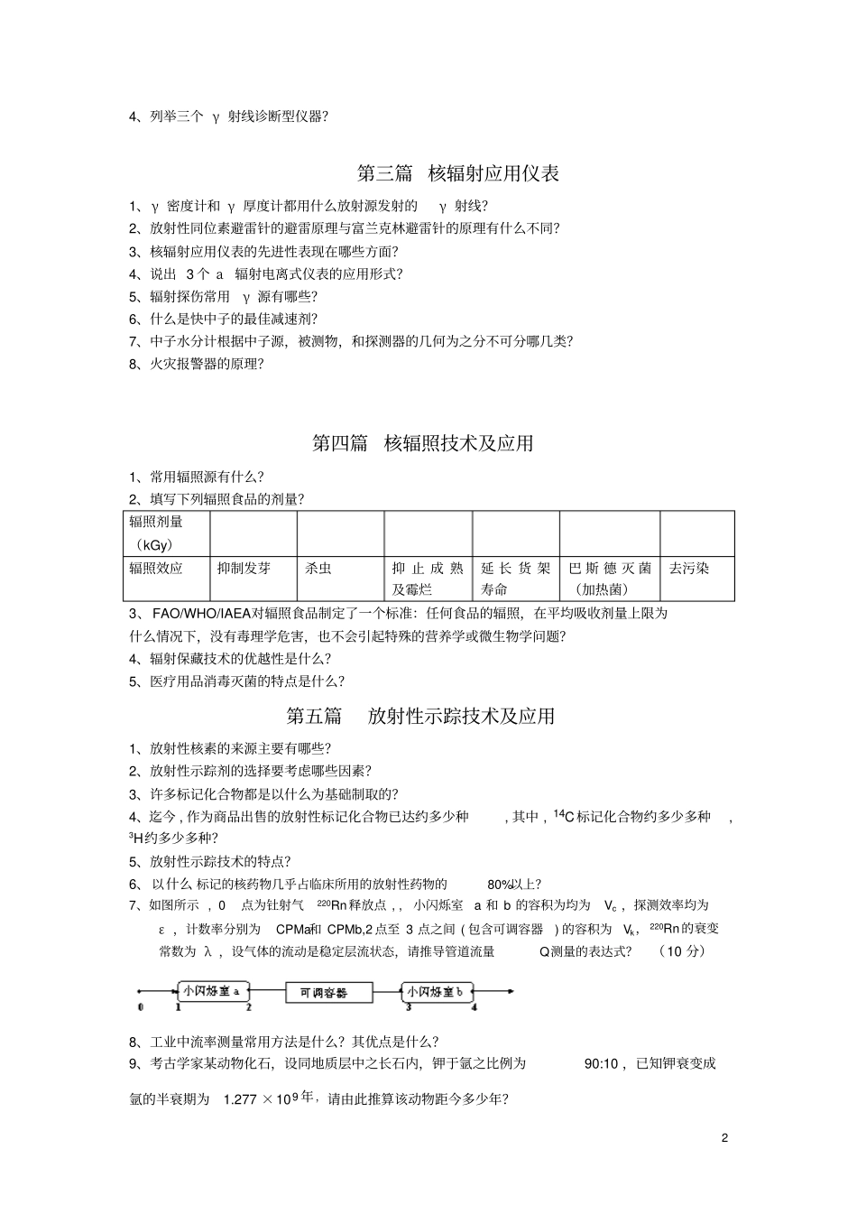 核技术_考试习题及答案教材_第2页