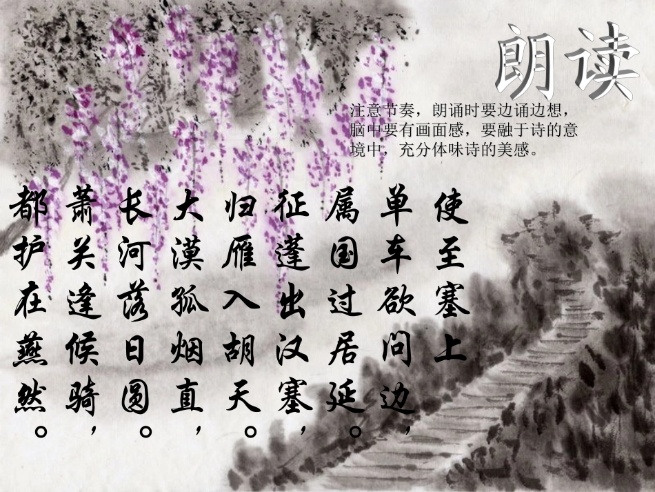 《使至塞上》教学课件_第3页