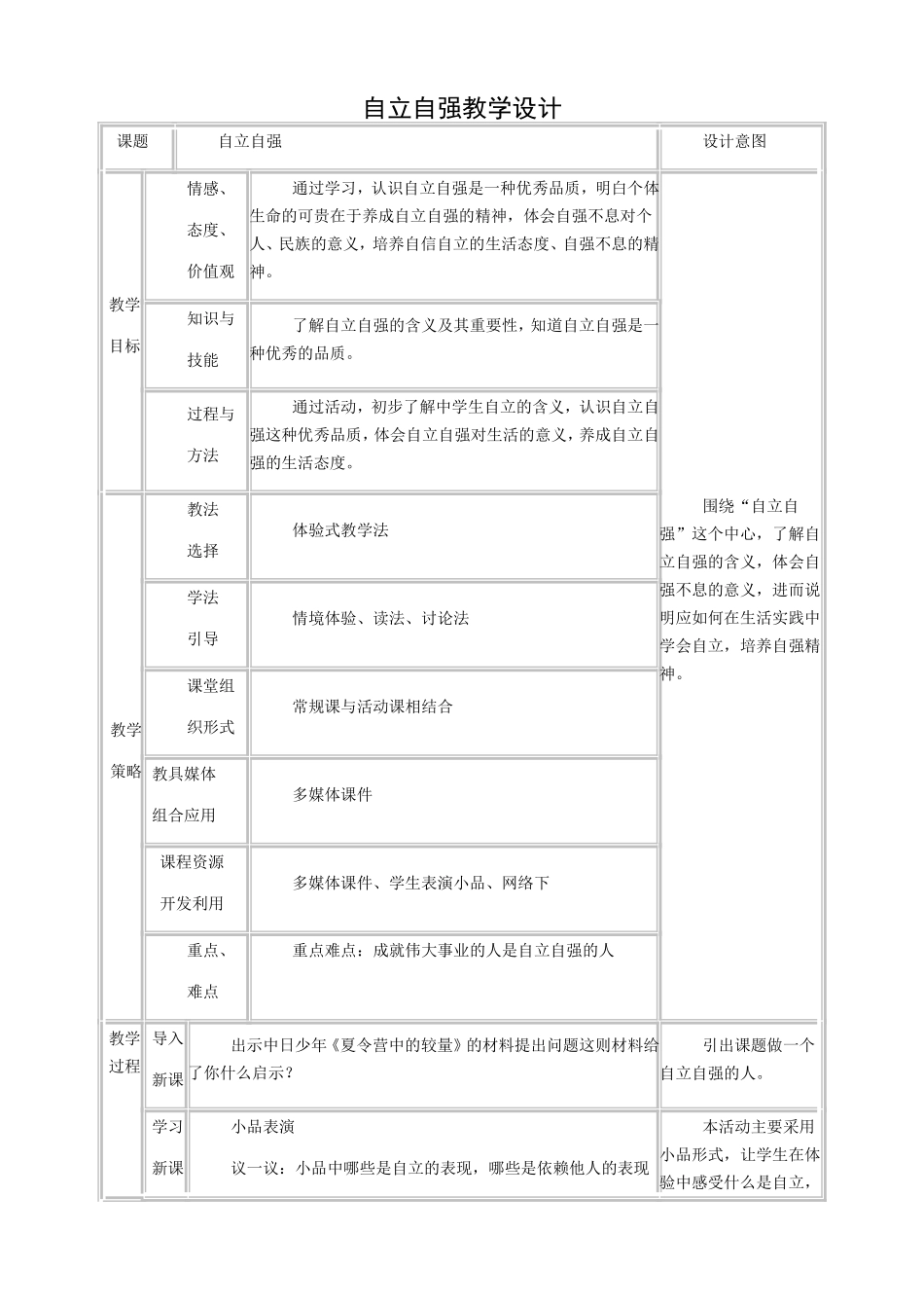 自立自强教学设计_第1页