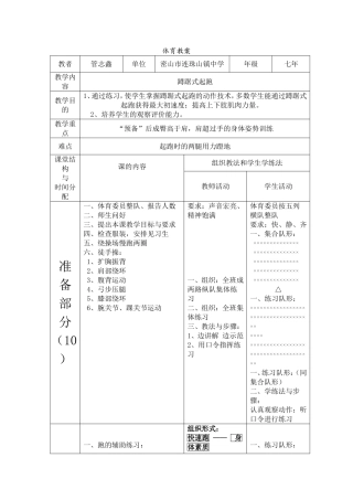蹲踞式起跑 (2)