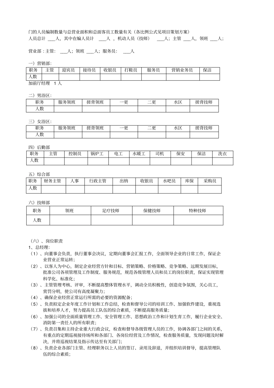 桑拿洗浴经营管理方案_第2页