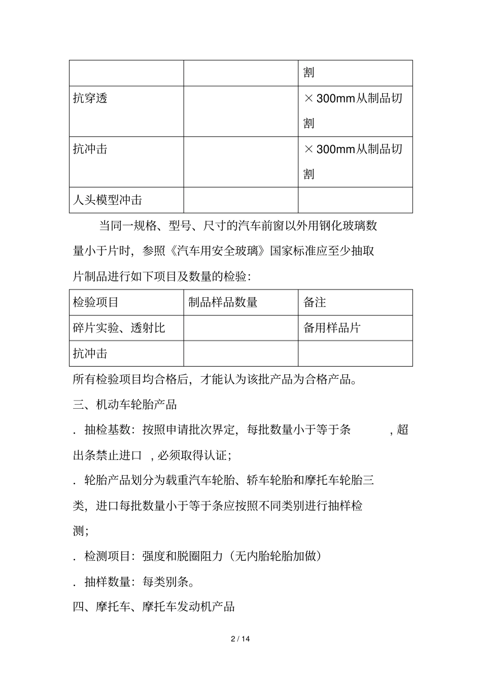 检测处理程序抽样原则及检测要求_第2页
