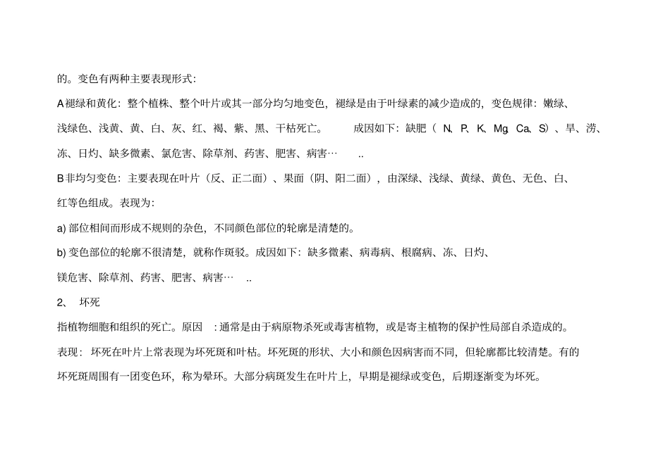 植物病害的诊断与防治分析_第2页