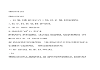 植物病害的诊断与防治分析