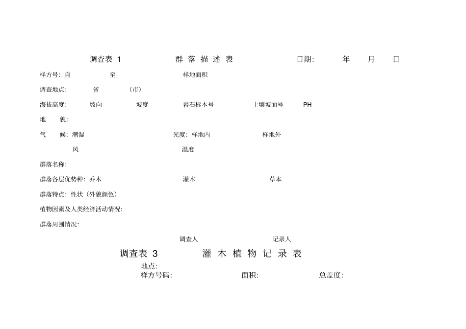 植物群落调查方法_第3页