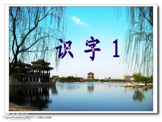 一年级语文下册识字1