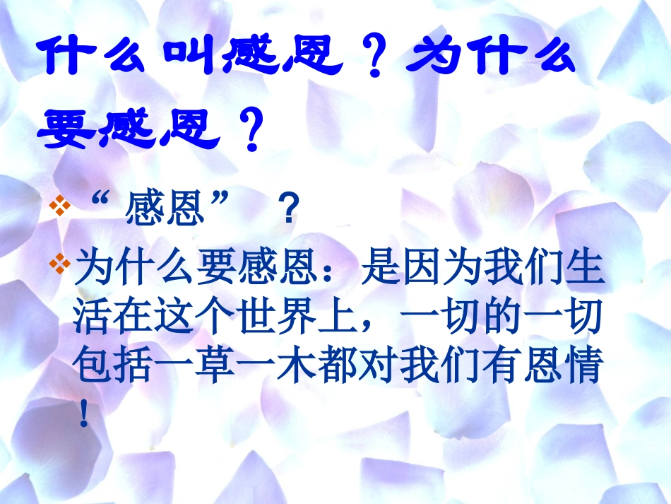《感恩父母关爱他人》主题班会_新_第2页