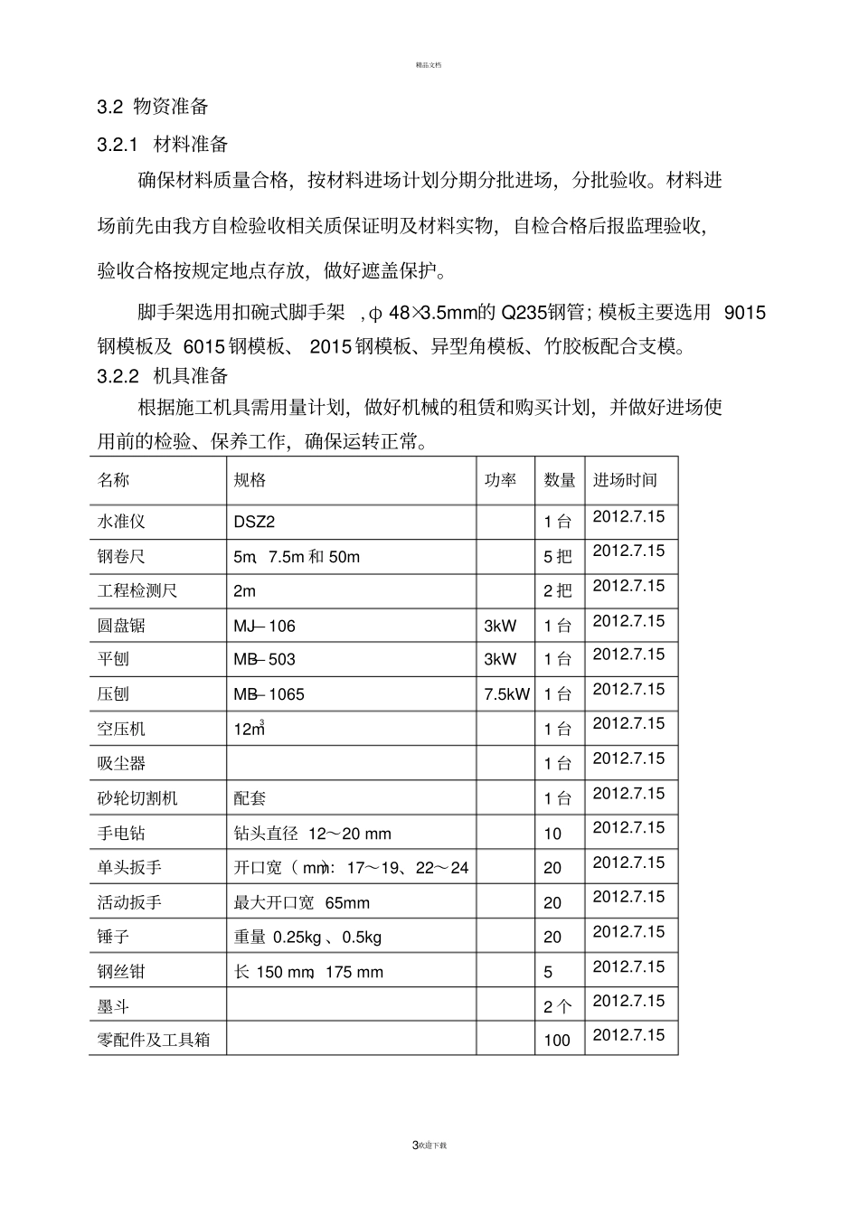 模板支护施工方案_第3页