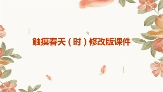 触摸春天(时)修改版课件