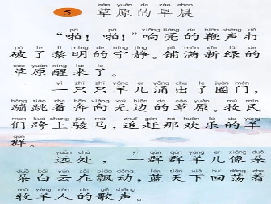 草原的早晨课件_第2页